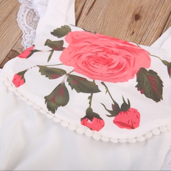 Sofie Rose Lace Romper - Picture 4 of 6